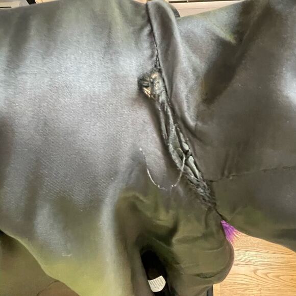 Vera Pelle Italian Leather Black Trench Coat Matrix 12 - Picture 12 of 12